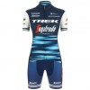Set Wielershirt + Fietsbroek Kort 2020 Trek-Segafredo Dames N003